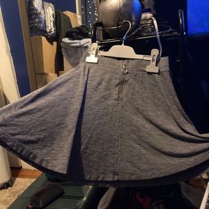 Grey skater skirt